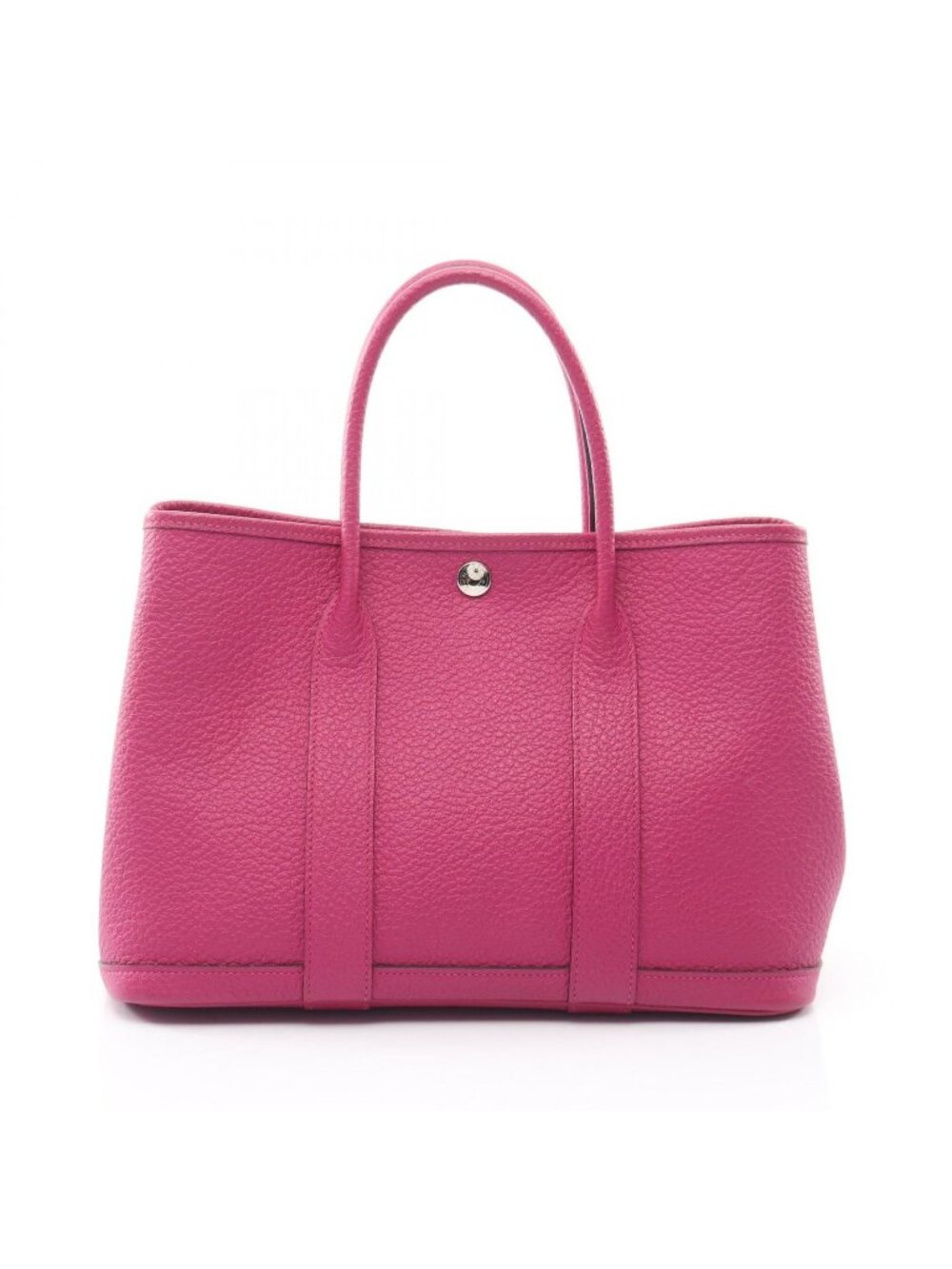 Hermes Tote Bag Garden Party TPM Rose Purple